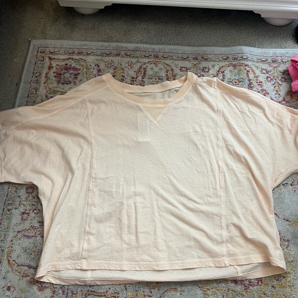 Aeropostale cropped boyfriend T